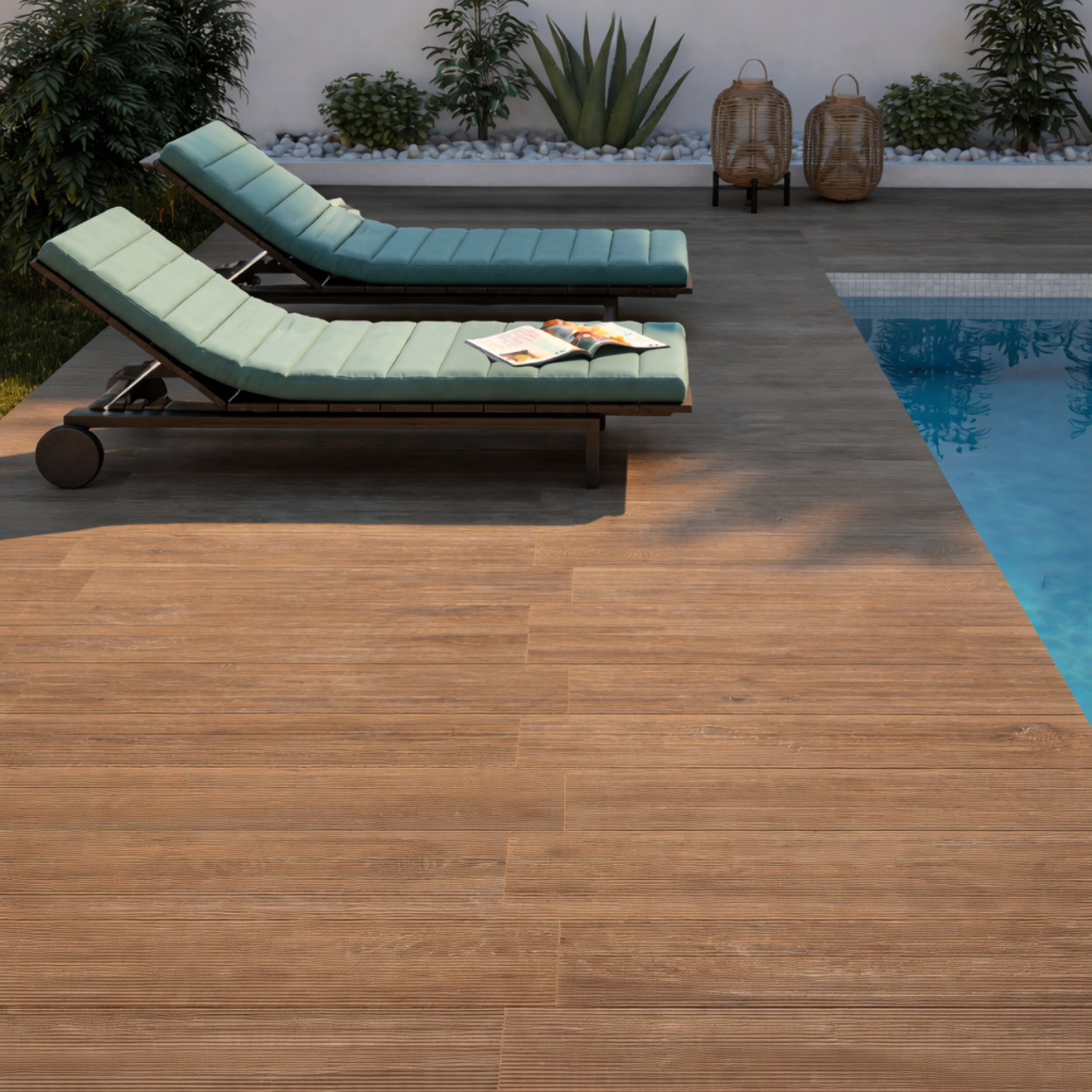 Prissmacer Ceramica Trunk Naturel 23x120cm